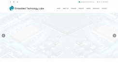 Desktop Screenshot of etechlabsindia.com