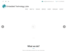 Tablet Screenshot of etechlabsindia.com